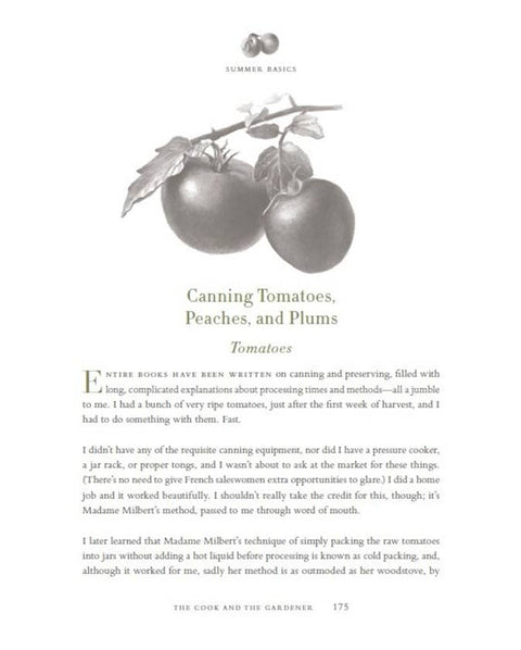 The Cook and the Gardener: Recipes and Writings