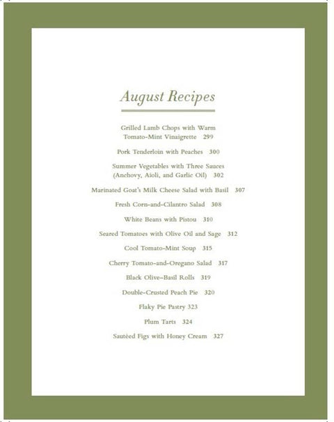 The Cook and the Gardener: Recipes and Writings