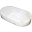 White Alabaster Oval Display Box