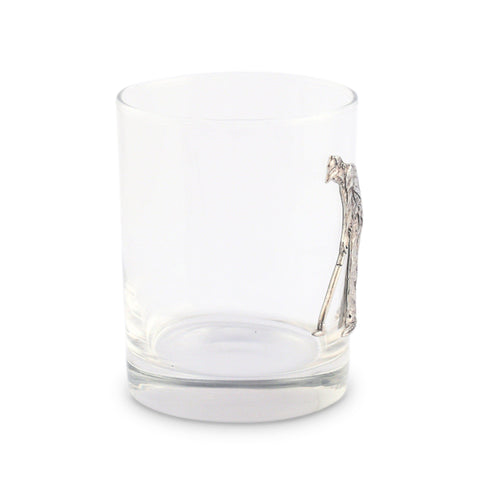 Golfer Double Old Fashioned Glass