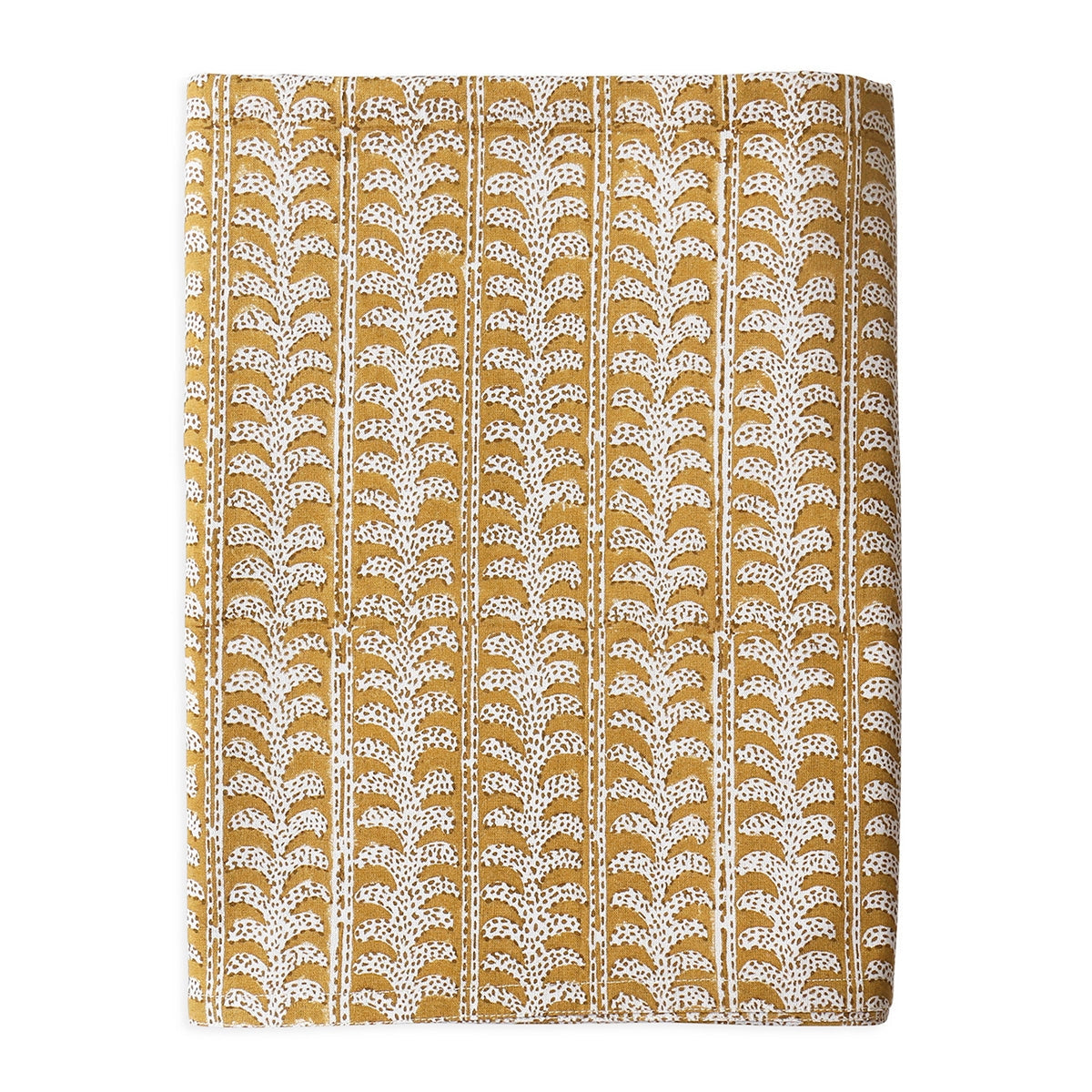 Luxor Saffron Cotton Tablecloth