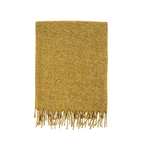 Adair Wool Blend Throw in Olive