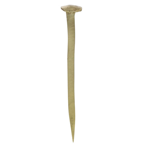 Large Brass Forged Iron Nail