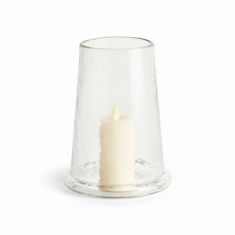 Gabriel Hurricane - Tapered Clear Glass Candle Holder