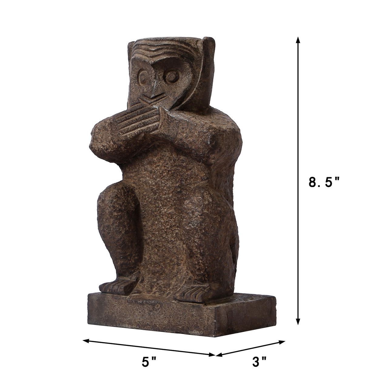 Bluestone Wise Monkey Statuette