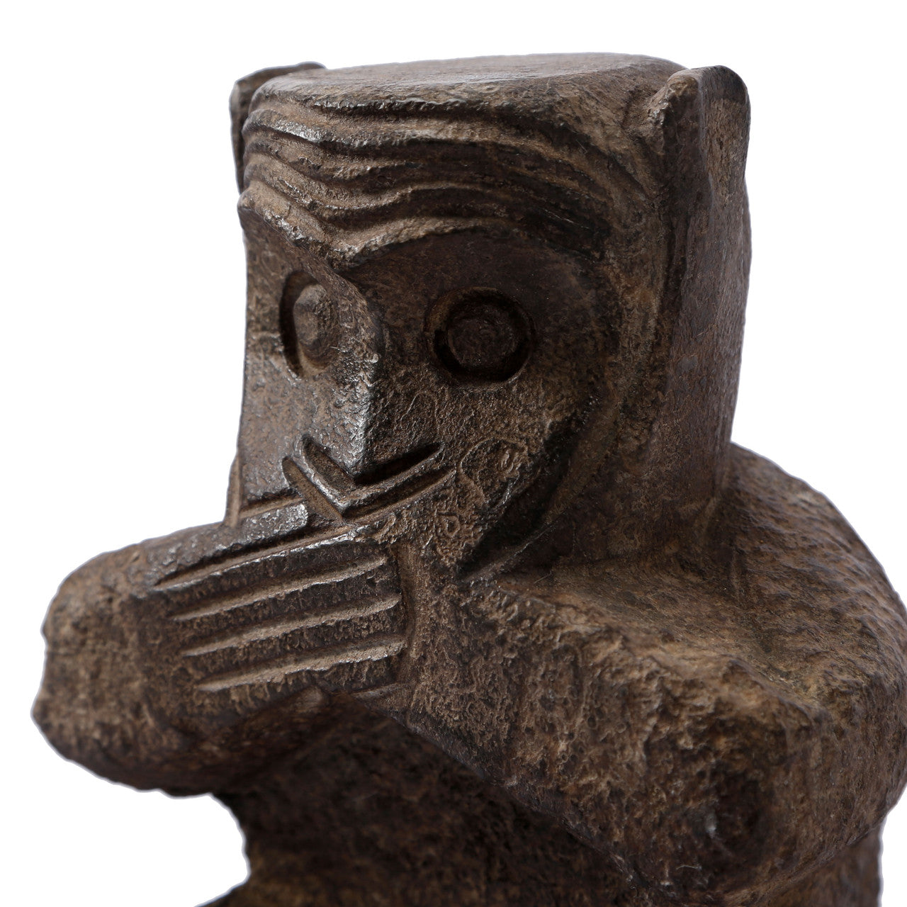 Bluestone Wise Monkey Statuette