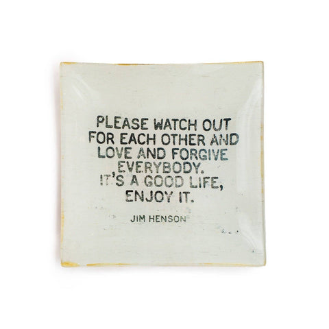 Jim Henson Square Decoupage Plate