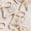 Natural Raffia Wrapped Bow Statement Earrings