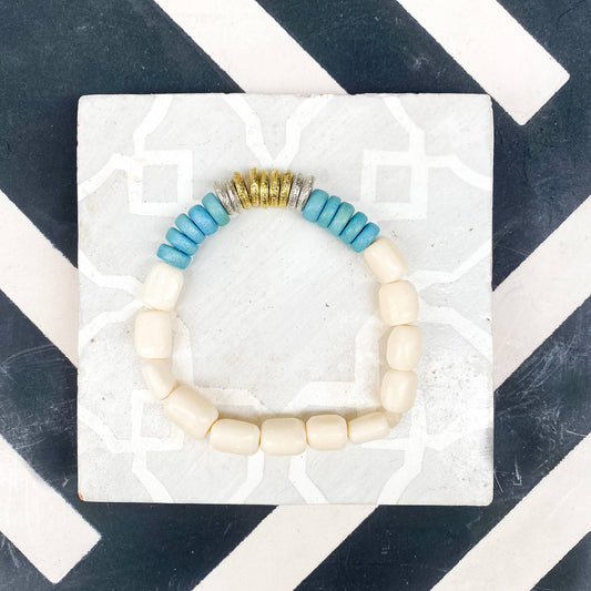 Light Blue Shot Bracelet