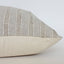 Invisible zipper detail on pillow cover