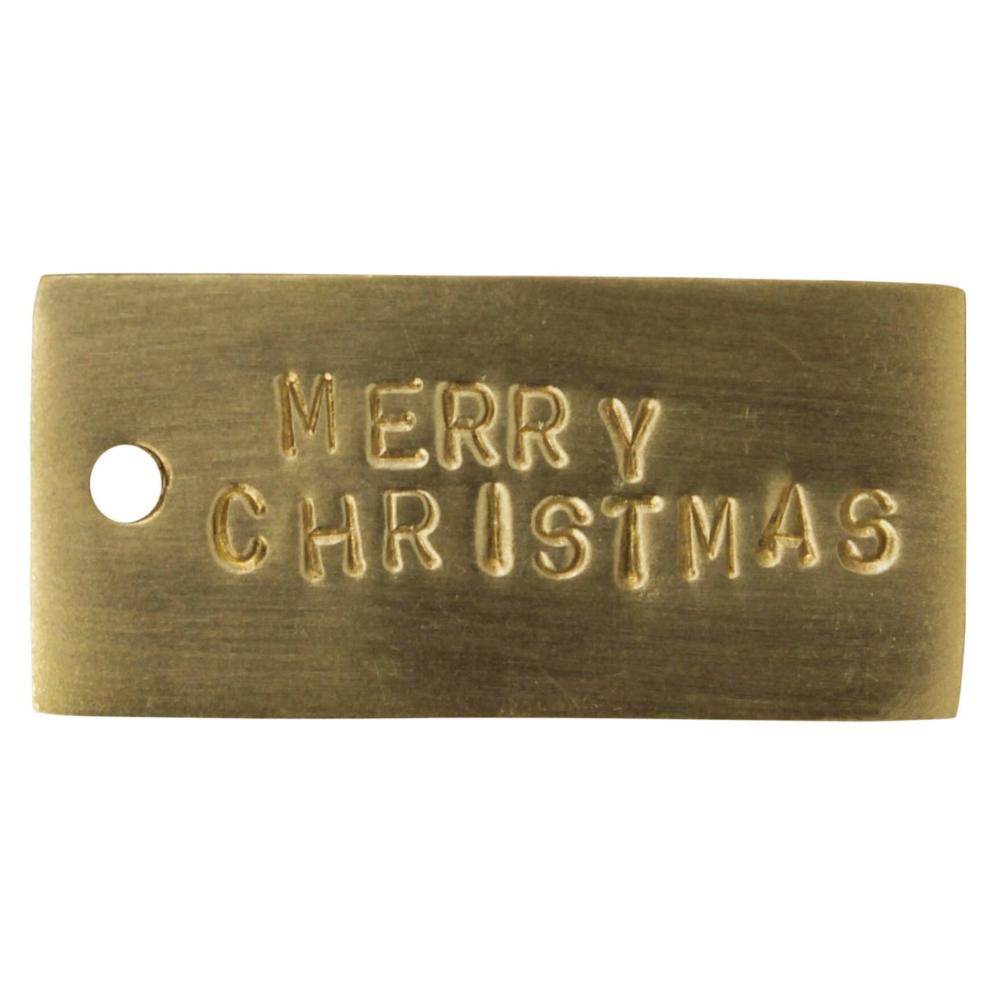 Brass Tag - Merry Christmas