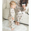 Cozy Romper with Ruffles - Bow