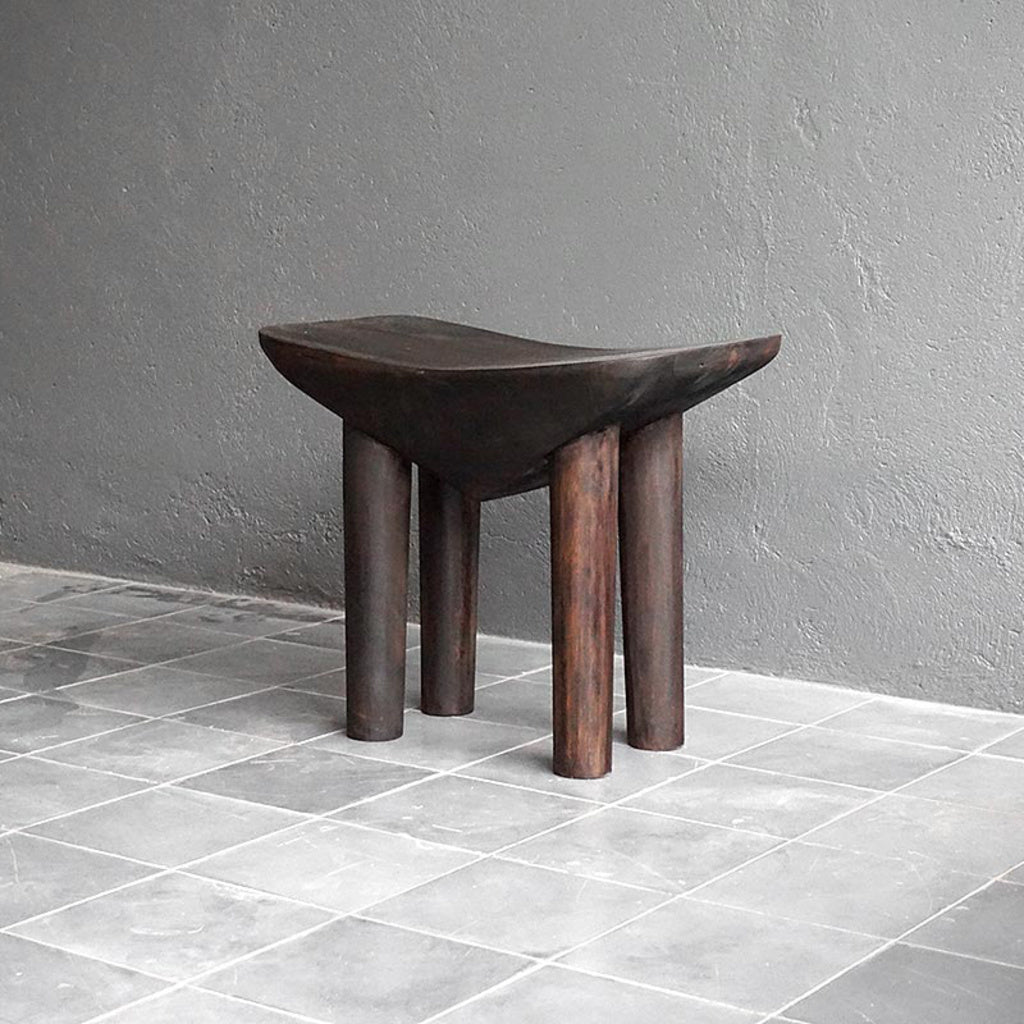 African Curved Stool