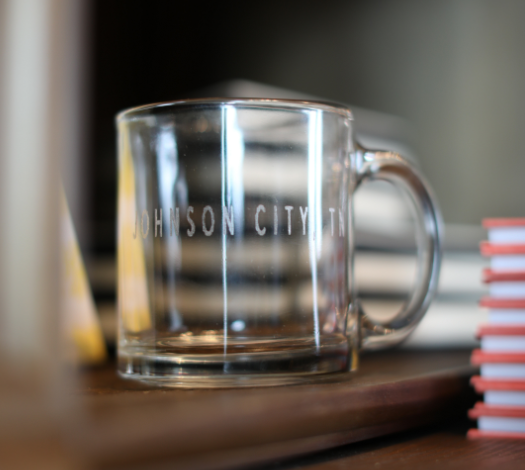 Johnson City Glass Mug