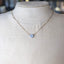 Crystal Bezel Link Necklace