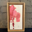 Pink Abstract with Natural Frame