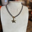 Silver Chunky Toggle Star Necklace