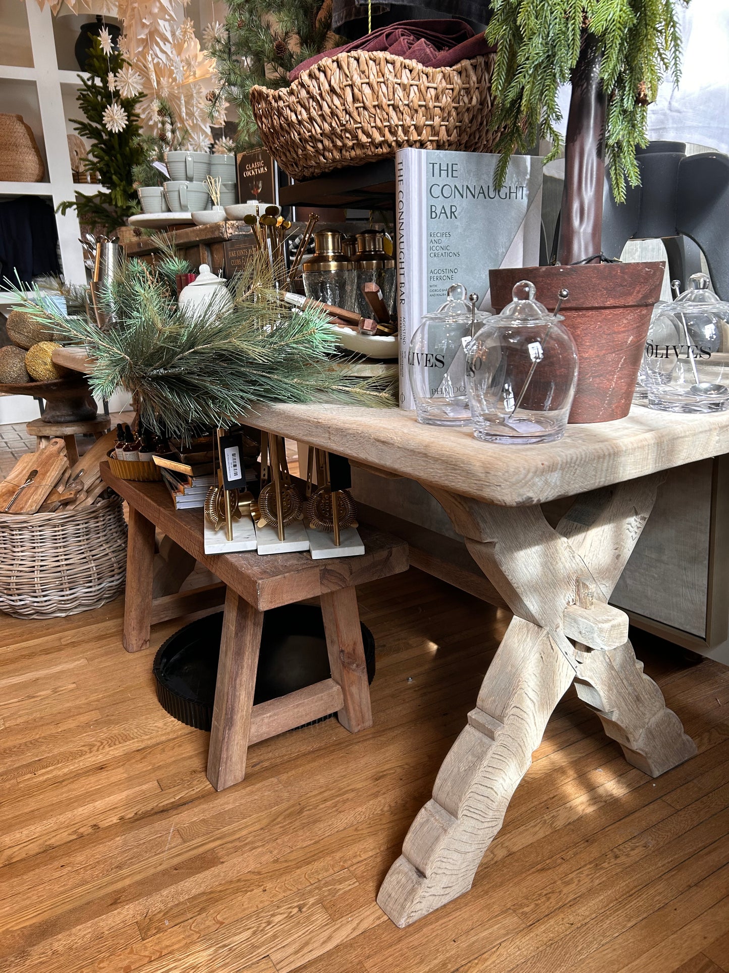 Bleach Oak Dining Table Small