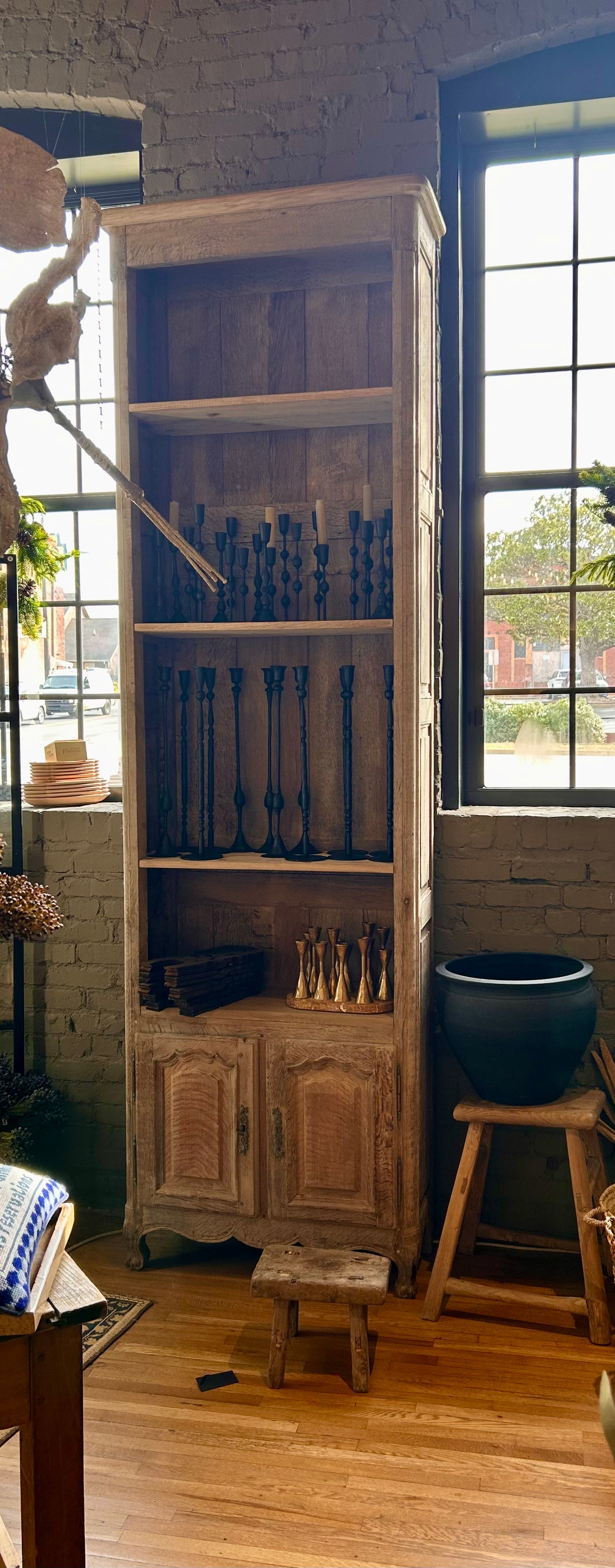 Bleached Oak Cabinet