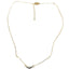 3 Cubic Zirconia Cluster Necklace