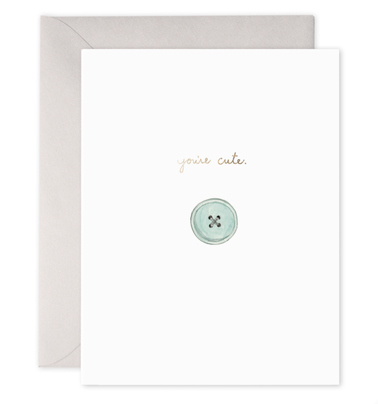 Cute as a Button Card