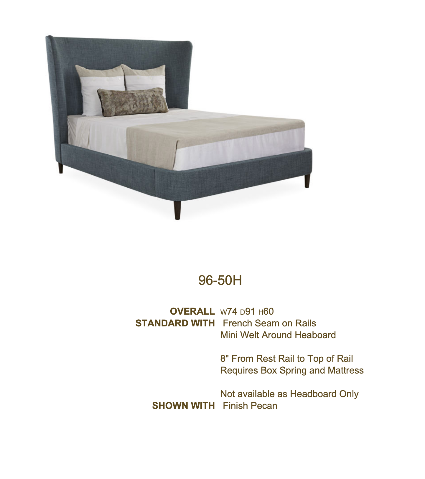 96-50H Queen Bed