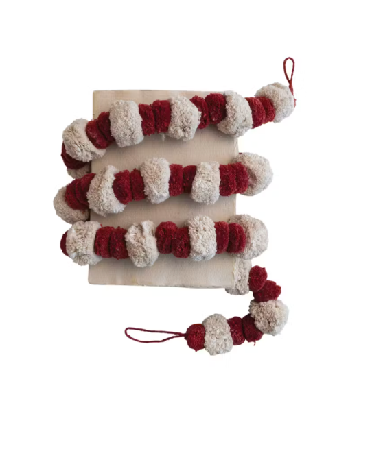 Cotton Pom Pom Garland