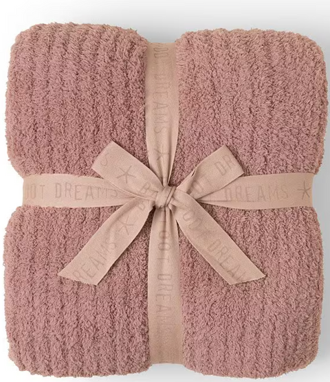 Barefoot Dreams CozyChic ribbed throw blanket
