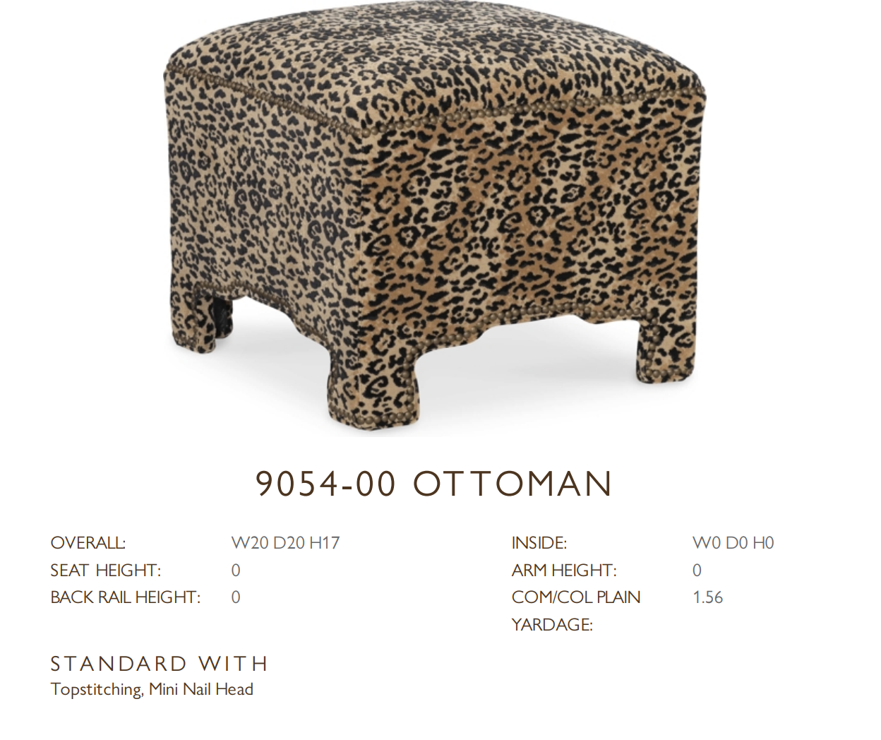 9054-00 Ottoman