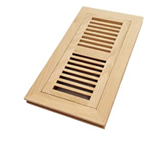 Floor Register Vent Flush Mount with Frame