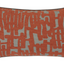 Abstract Terracotta Outdoor Pillow