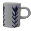 Hand-Painted Stoneware Mug w/ Flower