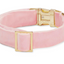 Blush Pink Velvet Dog Collar