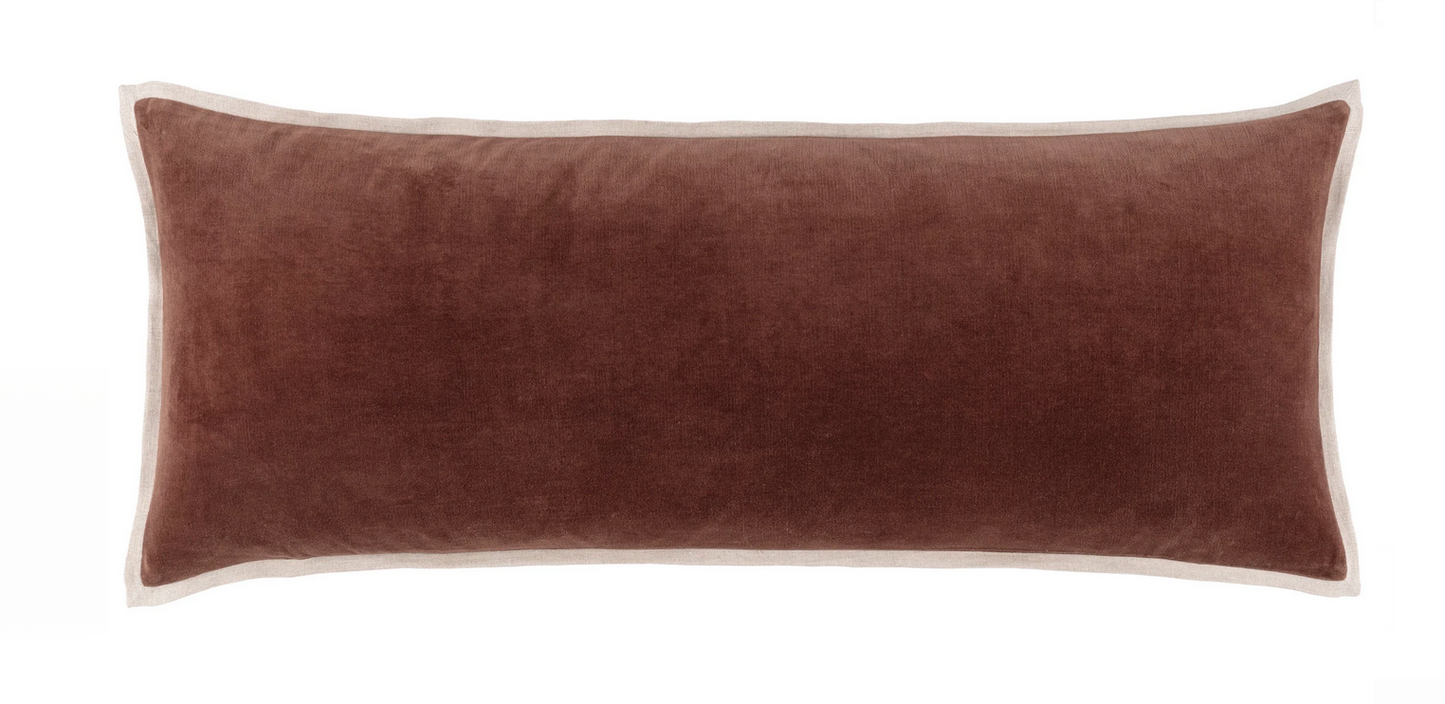 Gehry Velvet/Linen Decorative Pillow