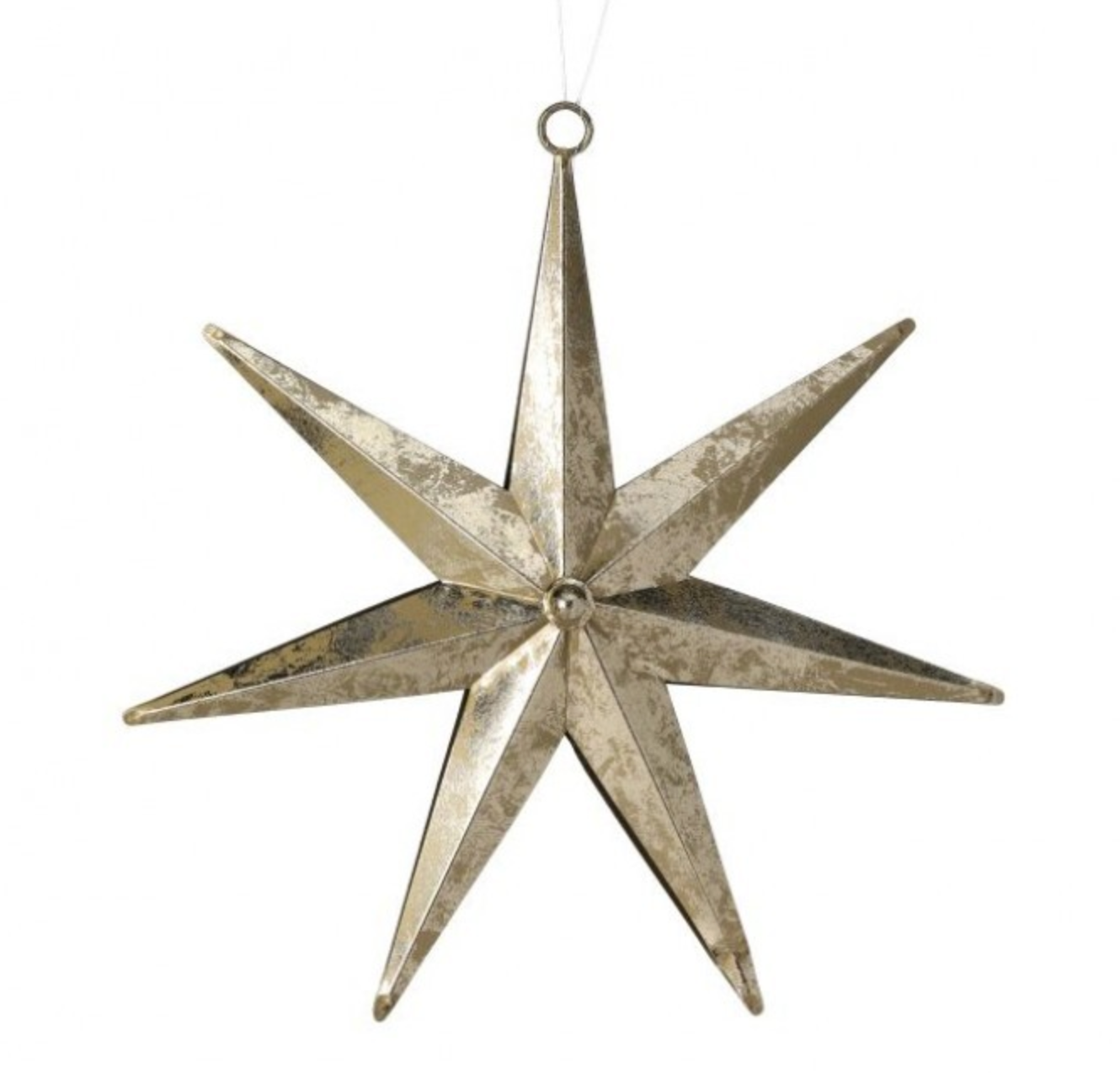 Metal Star of Bethleham Ornament