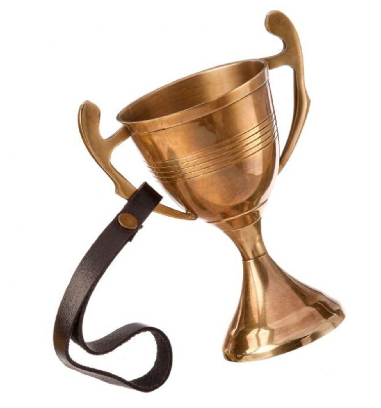 Brass/ Leather Trophy Ornament