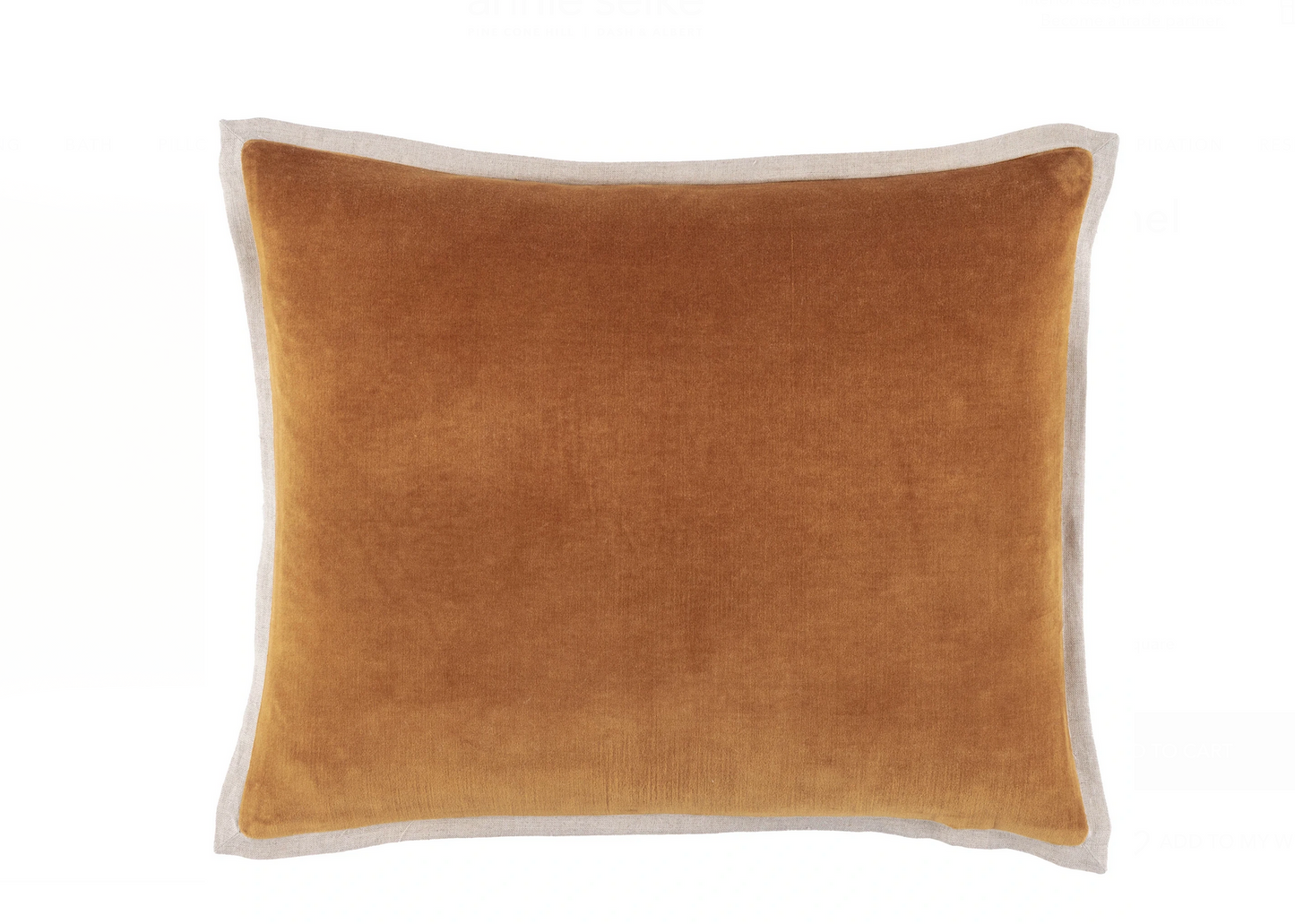 Gehry Velvet/Linen Decorative Pillow