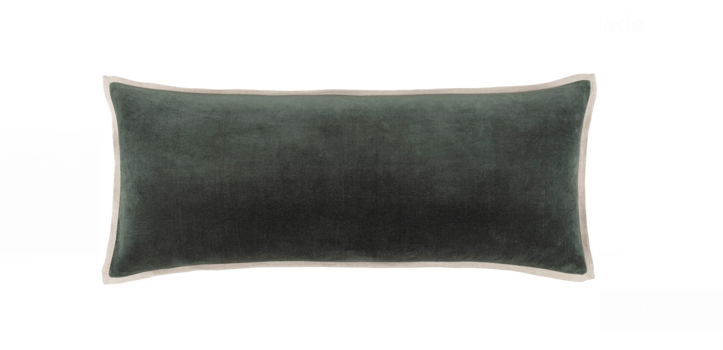 Gehry Velvet/Linen Decorative Pillow