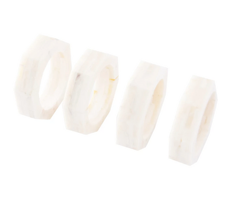 Octagon Resin Napkin Rings
