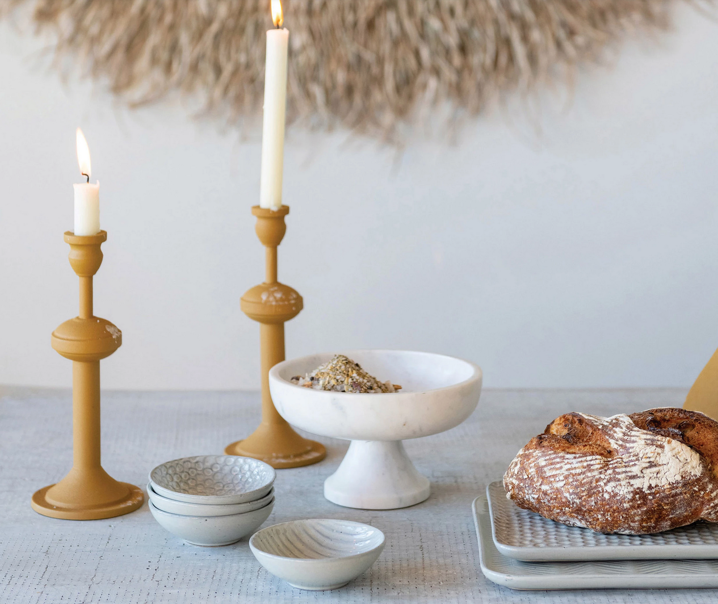 Marble Footed Bowl