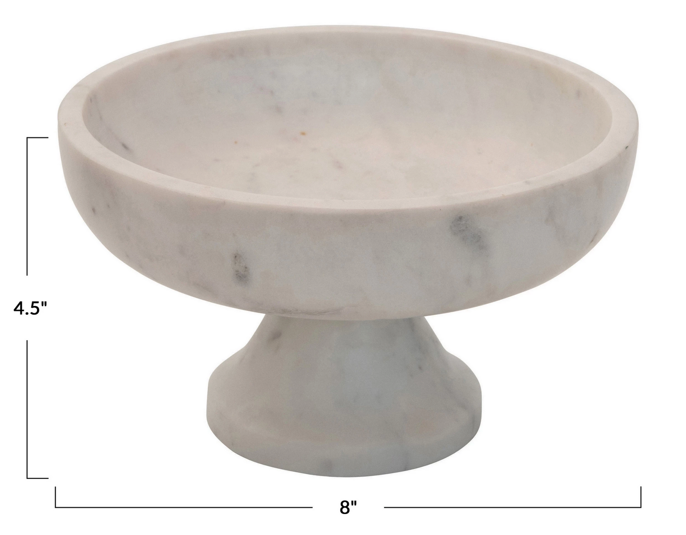 Marble Footed Bowl