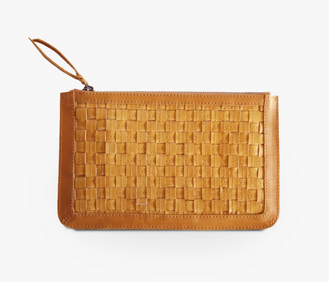 Nesmia Basketweave Clutch