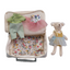 Plush Bear with Suitcase Bed and Outfits