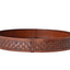 Leather Tray with Braided Handles