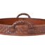 Leather Tray with Braided Handles