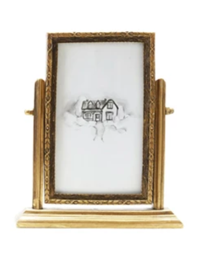 Pewter and Glass Photo Frame