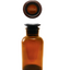 Brown Glass Bottle with Stopper