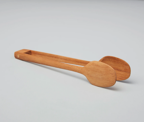 Teak Tongs
