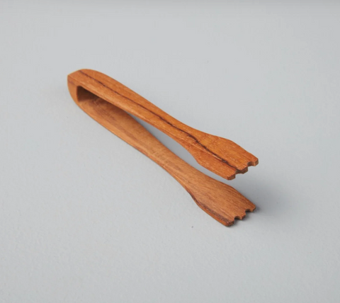Teak Tongs