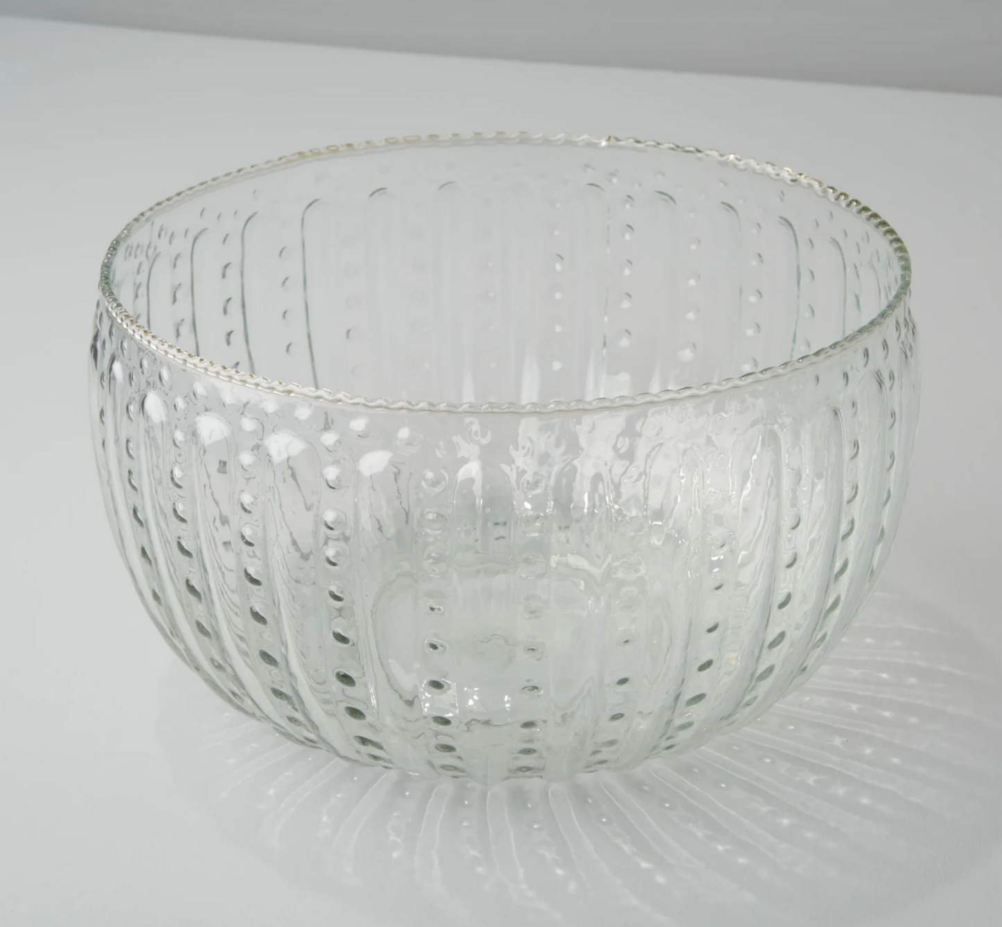 Ruffle Glass Bowl